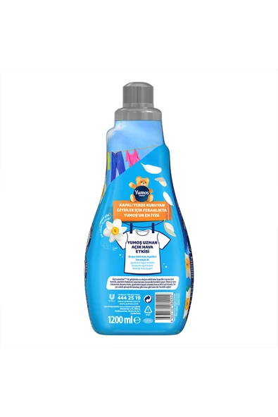 Yumoş Extra Açık Hava Etkisi Nergis Çamaşır Yumuşatıcısı 3x1200 ML - 8