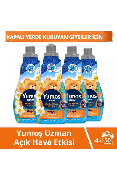 Yumoş Açık Hava Esintisi Deterjan Nergis 4x1200ml
