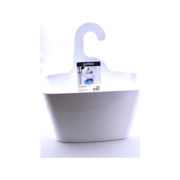 Asılabilir Banyo Mutfak Sepeti Delikli Kancalı 27 Cm - 2