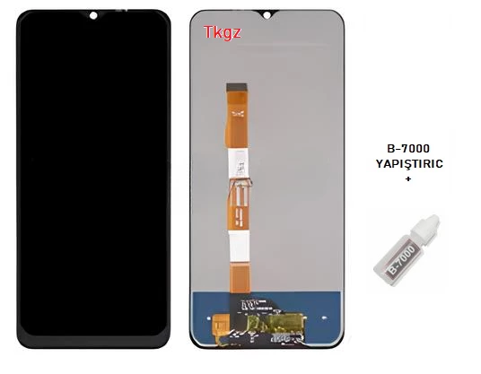 Tkgz - Vivo Y21 Uyumlu Lcd Ekran Dokunmatik Orijinal + B-7000