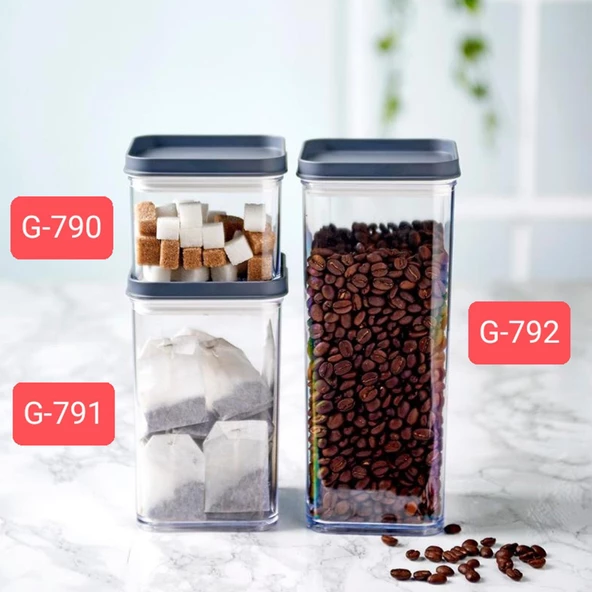 Gondol Tıghty Erzak Kabı 1lt G-791 Kombin Renk - 2