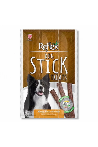 Stick Biftekli Tahılsız Köpek Ödül Çubuğu 3x11 gr