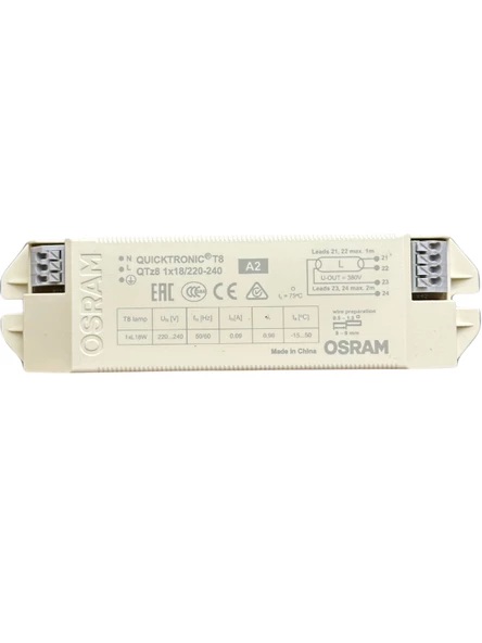 Osram 1x18 Balast Elektronik Balast (4 Adet) - 2