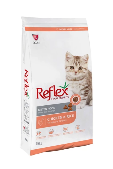 Tavuklu ve Pirinçli Yavru Kedi Maması 15 kg