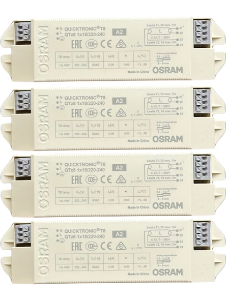 Osram 1x18 Balast Elektronik Balast (4 Adet)