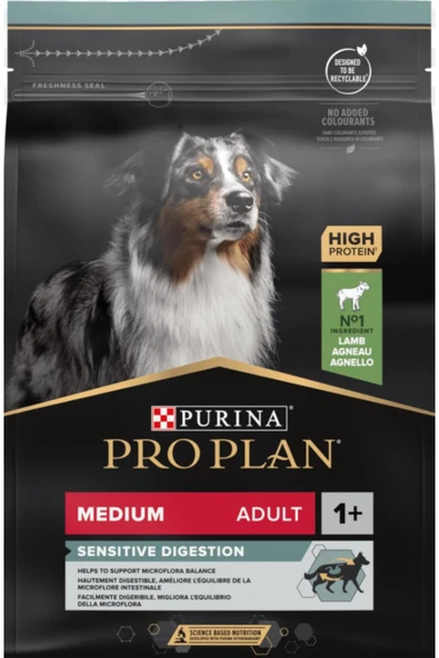 Proplan Medium Adult Sensitive Digestion Orta Irk Kuzulu Yetişkin Köpek Maması 14 kg