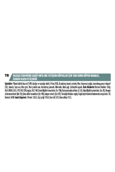 Medium Adult Kuzu Etli Köpek Maması 14 Kg - 6