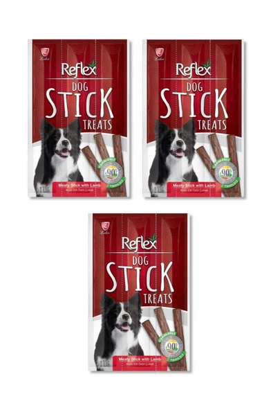 Stick  Kuzu Etli Köpek Ödül Maması 3 Paket