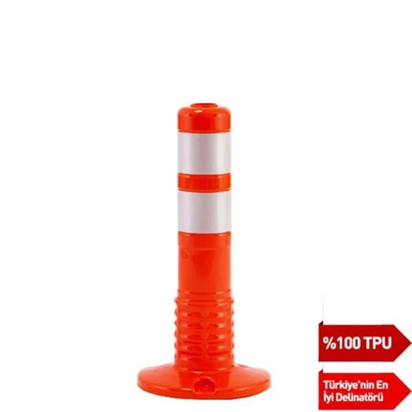 45 cm Delinatör Otopark Trafik Delinatör Esnek Yol Ayırıcı