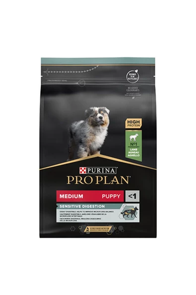 Medium Puppy Sensitive Digestion Kuzulu Orta Irk Yavru Köpek Maması 3 Kg - 2
