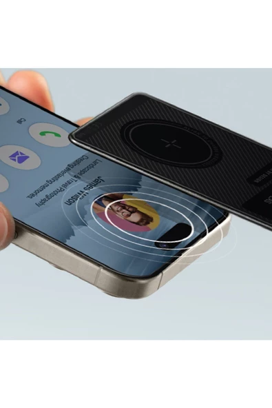 Atlas Serisi NFC Find My Destekli Dijital Göstergeli Kablosuz Şarjlı Dijital Kart - 3