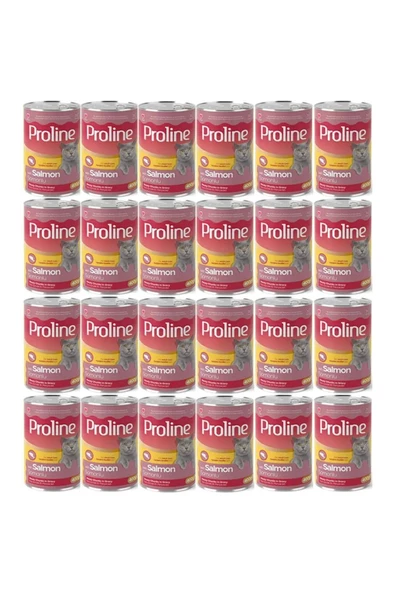 Proline Sos İçinde Somonlu Yetişkin Kedi Konservesi 400 Gr
