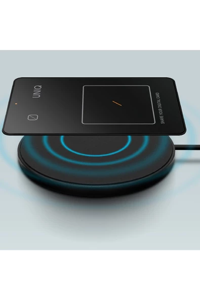 Atlas Serisi NFC Find My Destekli Dijital Göstergeli Kablosuz Şarjlı Dijital Kart - 2