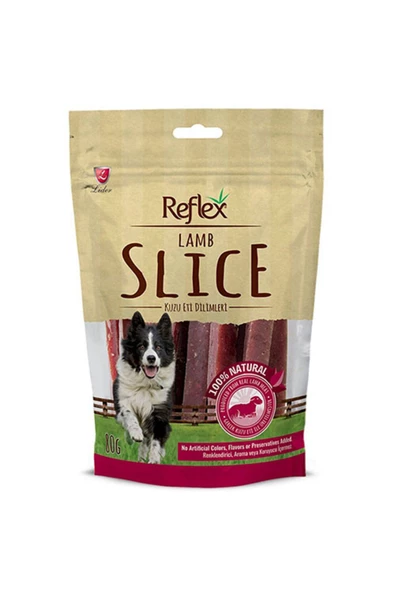 Lamb Slice Kuzu Etli Dilim Köpek Ödülü 80 gr