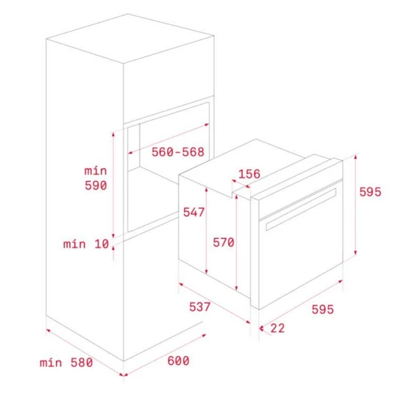 Teka Hak 627 R VN Country Krem Ankastre Fırın - 2