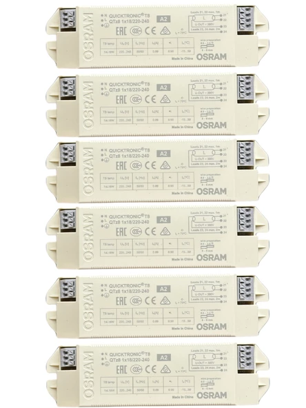 Osram 1x18 Balast Elektronik Balast (6 Adet)