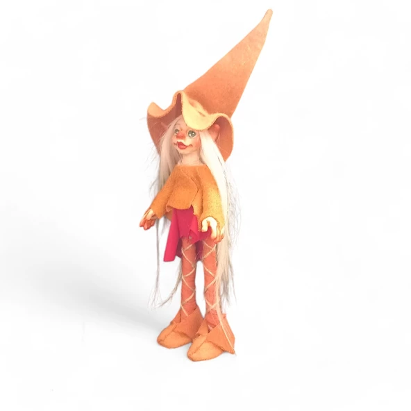 Elf Bebek Turuncu Şapkalı - Resim 2