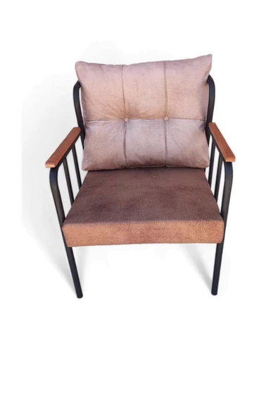 Aryans Home Mobilya Dekorasyon Ofis, Balkon, Bahçe Ve Mutfak Metal Koltuk Takımı - Resim 4