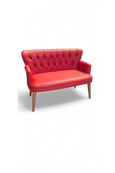 Aryans Home Mobilya Dekorasyon Ahşap Ayaklı Deri Ofis Koltuğu Ve Kanepeleri Deri Ofis Koltuğu Büro Mobilyası Bekleme Koltuğu - 2