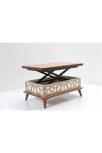 Aryans Home Mobilya Dekorasyon Aryans Akıllı Açılabilir Sehpa 3 Kademeli Ayaklı Aryans20 - Resim 3