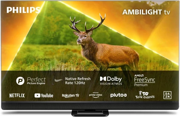 Philips 55PML9308 4K Ultra HD 55" 140 Ekran Uydu Alıcılı Smart MiniLED TV - Teşhir