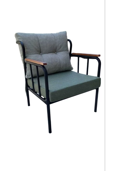 Aryans Home Mobilya Dekorasyon Balkon Bahçe Koltuğu Berjer Çay Seti Koltuk - 3