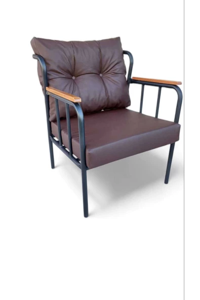 ARYANS HOME Ofis, Büro Deri Metal Mobilya Ve Koltuk Takımı - Resim 4