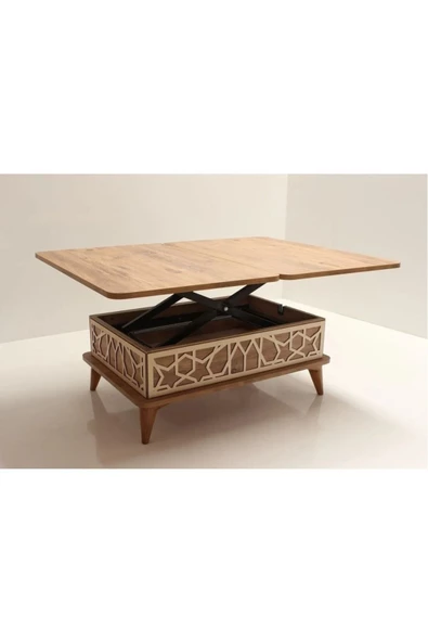 Aryans Home Mobilya Dekorasyon Aryans Akıllı Açılabilir Sehpa 3 Kademeli Ayaklı Aryans20 - Resim 3