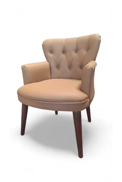 Aryans Home Mobilya Dekorasyon Ahşap Ayaklı Deri Ofis Koltuğu Ve Kanepeleri Deri Ofis Koltuğu Büro Mobilyası Bekleme Koltuğu - Resim 2