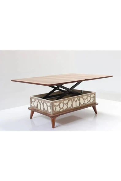 Aryans Home Mobilya Dekorasyon Aryans Akıllı Açılabilir Sehpa 3 Kademeli Ayaklı Aryans20 - Resim 4