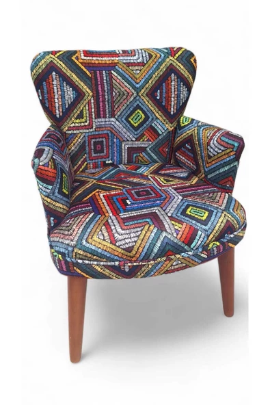 Aryans Home Mobilya Dekorasyon Ofis Büro Koltuğu Ofis Bekleme Koltuğu Balkon Koltuğu Çay Seti Koltuğu - Berjer - 2 Adet - 7