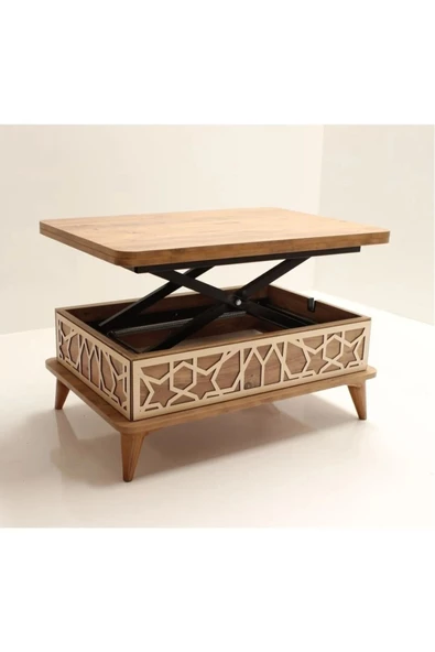 Aryans Home Mobilya Dekorasyon Aryans Akıllı Açılabilir Sehpa 3 Kademeli Ayaklı Aryans20 - Resim 4