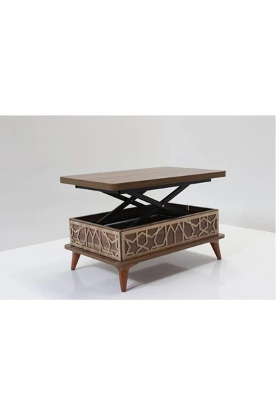 Aryans Home Mobilya Dekorasyon Aryans Akıllı Açılabilir Sehpa 3 Kademeli Ayaklı Aryans20 - Resim 4