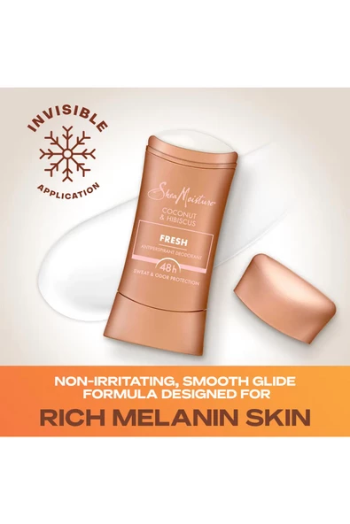 Shea Moisture Coconut & Hibiscus Fresh Antiperspirant Stick Deodorant 74GR - 6
