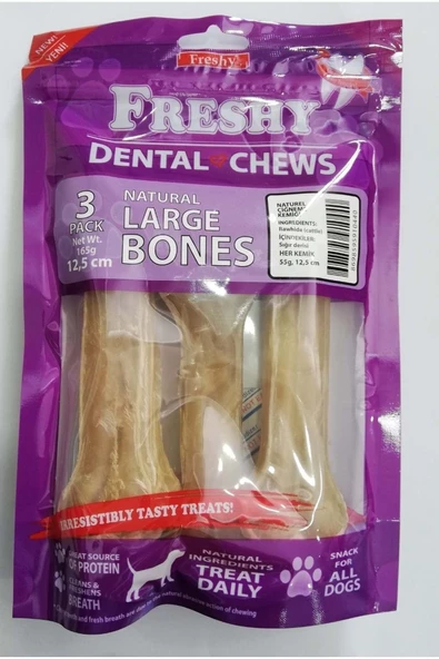 Freshy Dental Kemik 3'lü Paket 165 Gr.