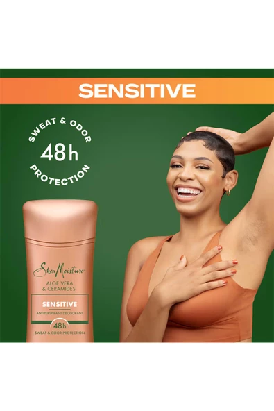 Shea Moisture Aloe Vera & Ceramides Sensitive Antiperspirant Stick Deodorant 74GR - 8