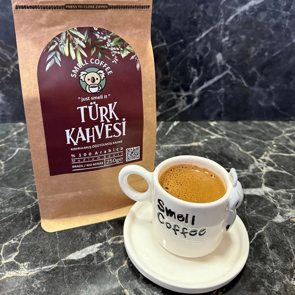 Türk Kahvesi, Orta Kavrulmuş Türk Kahvesi 250g, Taze Kavrulmuş Türk Kahvesi