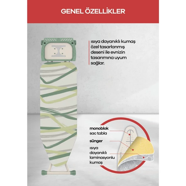 PERİLLA SİLVİA ÜTÜ MASASI 15030-1 - 6