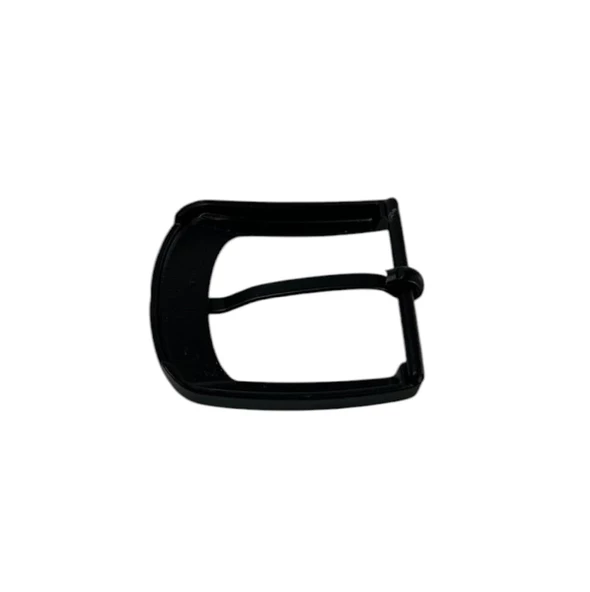 Kemer Tokası 3,5 cm Siyah Boyalı Hafif Ürün (Leathercraft, Deri Hobi) - 3