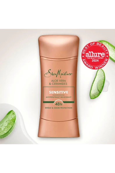 Shea Moisture Aloe Vera & Ceramides Sensitive Antiperspirant Stick Deodorant 74GR - 3