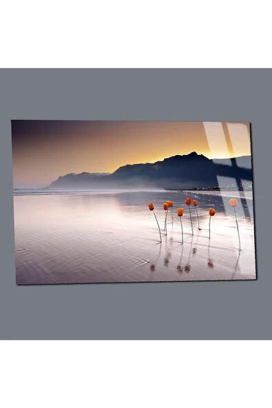 Harikabirev HARİKABİREV|KIRILMAZ CAM (TEMPERLİ) GÖL MANZARA TABLOSU 01|TMTEKLİ - Resim 3