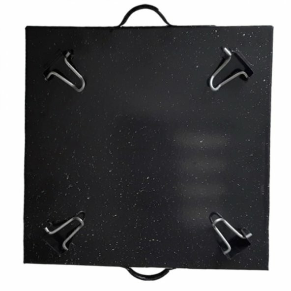 Ocak Üstü Katmer Sacı Emaye Kaplı Katlanır Ayaklı Kulplu Sac - 2