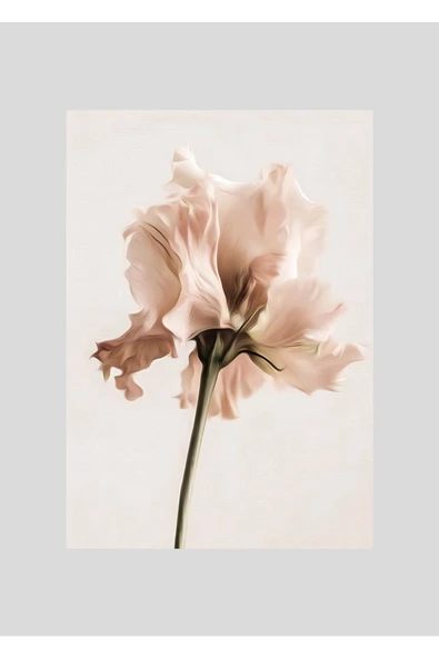 Harikabirev HARİKABİREV|SEVİLEN SOFT ÇİÇEK YAPRAK KOMBİNİ|ÇERÇEVELİ CAM TABLO  2Lİ DİKEY - Resim 4