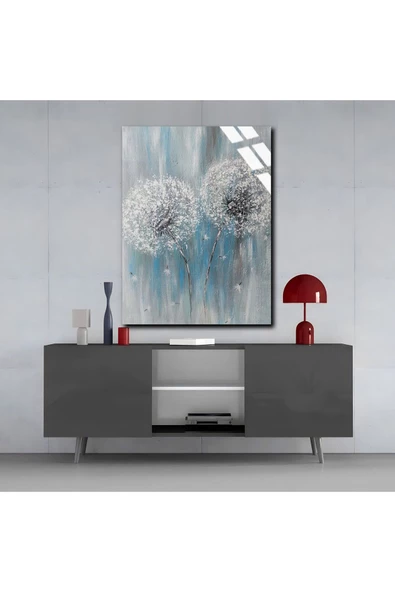 Harikabirev HARİKABİREV|KIRILMAZ CAM (TEMPERLİ) KARAHİNDİBAĞ TABLOSU 02 |TMTEKLİ - Resim 3