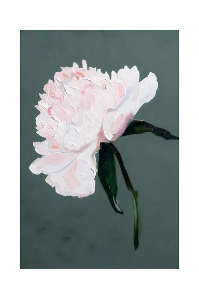 Harikabirev HARİKABİREV|SOFT RENK ORTANCA ÇİÇEK KOMBİNİ |ÇERÇEVELİ CAM TABLO  2Lİ DİKEY - Resim 3