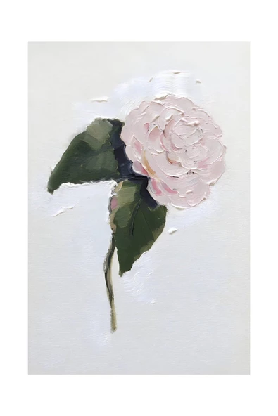 Harikabirev HARİKABİREV|SOFT RENK ORTANCA ÇİÇEK KOMBİNİ |ÇERÇEVELİ CAM TABLO  2Lİ DİKEY - Resim 2