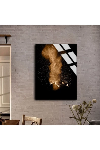 Harikabirev HARİKABİREV|KIRILMAZ CAM (TEMPERLİ)  ALEV KIVILCIMLARI TABLO 01 |TMTEKLİ - Resim 2