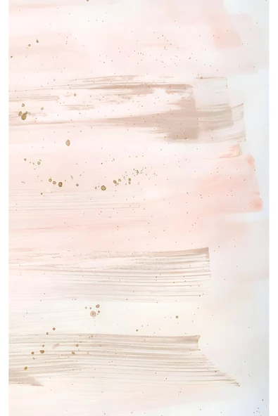 Harikabirev HARİKABİREV|PEMBE-SARI DESENLİ SOYUT KOMBİNİ 03|ÇERÇEVELİ CAM TABLO  2Lİ DİKEY - Resim 3