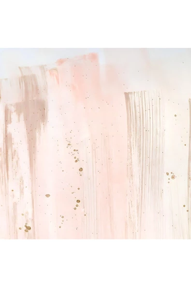 Harikabirev HARİKABİREV|PEMBE-SARI DESENLİ SOYUT KOMBİNİ 03|ÇERÇEVELİ CAM TABLO  2Lİ DİKEY - Resim 2