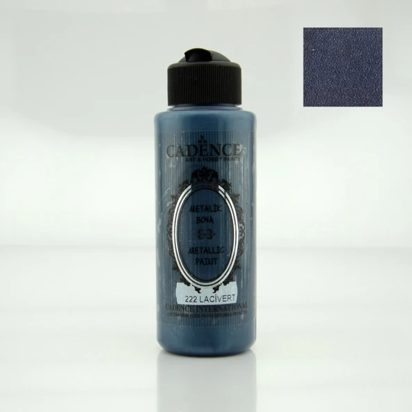222 Lacivert 120ML Metalik Boya